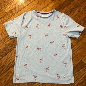 Denim & Flower Ricky Singh Flamingo 🦩 Tee L